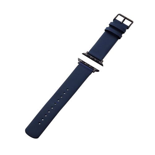 Apple Watch 49/45/44/42mm用バンド/ソフトレザー/ネイビー
