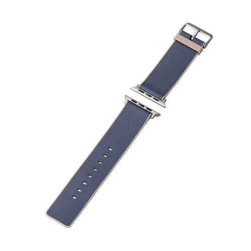 Apple Watch 45/44/42mm用バンド/ハイブリッドレザー/MINIO/ホリゾンネイビー×ミスティブラウン