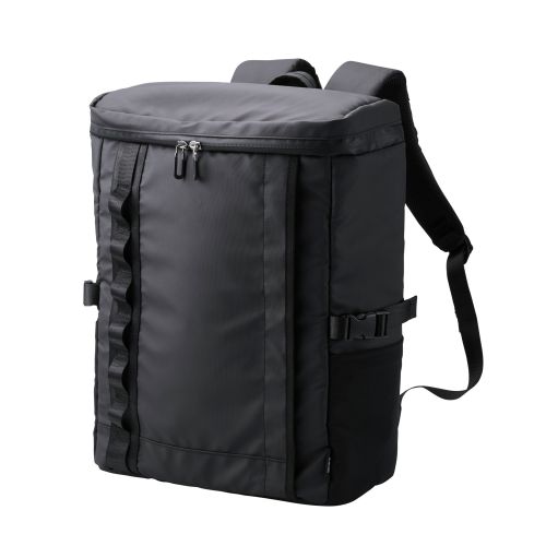 バックパック/ボックスタイプ/15.6inch/大容量/30L/撥水加工/ブラック