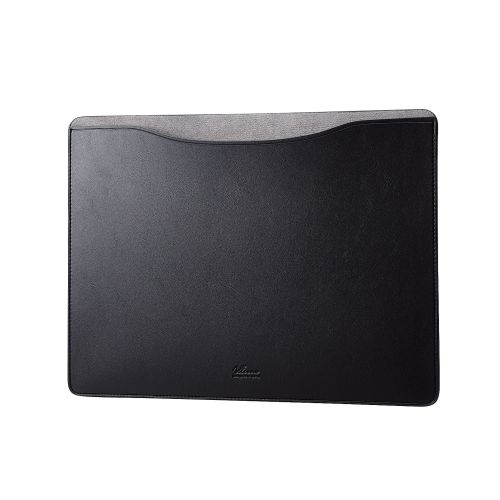 パソコンケース/MacBook Pro 13インチ/MacBook Air 13インチ/MacBook Air 13.6インチ/ソフトレザー/スリーブタイプ/スリム/ブラック