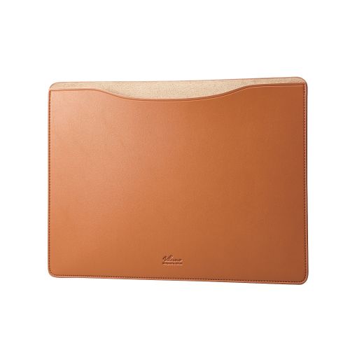 パソコンケース/MacBook Pro 13インチ/MacBook Air 13インチ/MacBook Air 13.6インチ/ソフトレザー/スリーブタイプ/スリム/キャメル