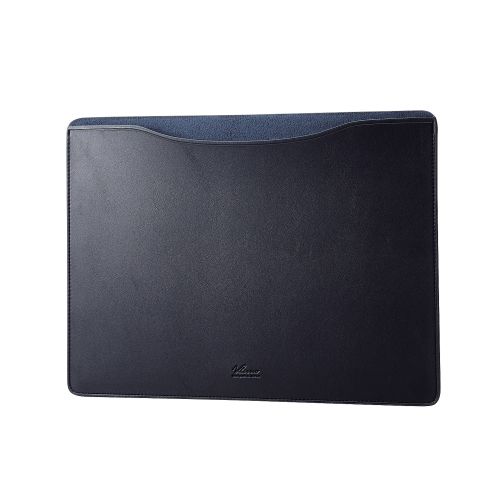パソコンケース/MacBook Pro 13インチ/MacBook Air 13インチ/MacBook Air 13.6インチ/ソフトレザー/スリーブタイプ/スリム/ネイビー