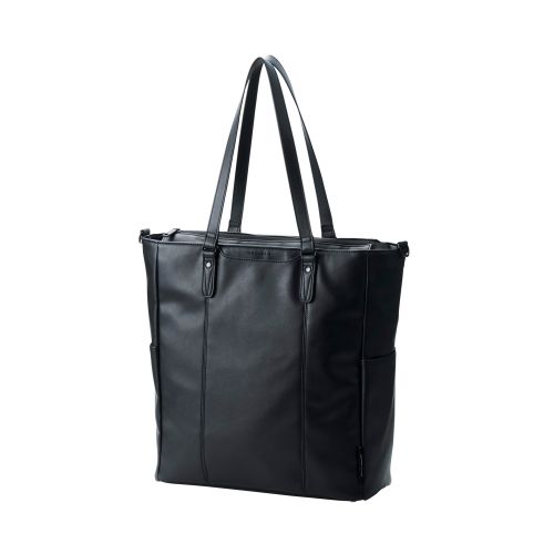 トートバッグ/合皮/2Way/15.6inch/18L/ブラック