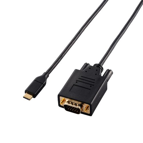 変換ケーブル/USB Type-C - VGA/1.0m/ブラック