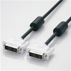DVIシングルリンクケーブル 3.0m/DVI-D19pinオス-DVI-D19pinオス(ブラック)