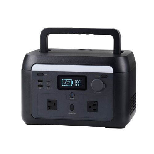 ポータブル電源/512Wh/AC定格出力600W/AC×2/USB-C×2/USB-A×2/シガーソケット/ブラック