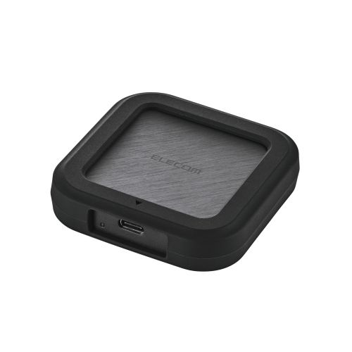 外付けSSD/USB40Gbps対応/高速通信/ファンレス設計/Type-C/1TB/ブラック