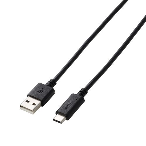 USB2.0ケーブル/PS5対応/A-Cタイプ/ノーマル/2.0m/ブラック