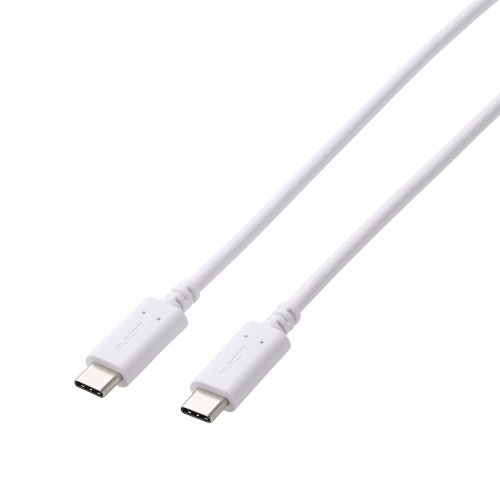 USB2.0ケーブル/PS5対応/C-Cタイプ/ノーマル/2.0m/ホワイト