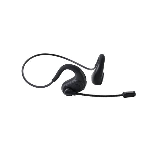 Bluetooth両耳ヘッドセット/ネックバンド式 オープンイヤー型/ブラック