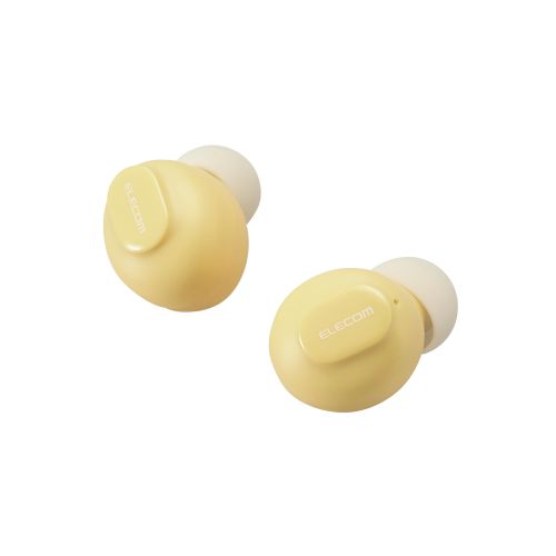 Bluetoothイヤホン/完全ワイヤレス/AAC対応/低遅延モード/レモン