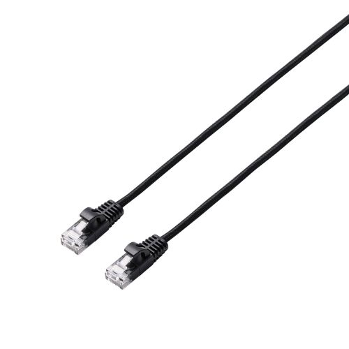 LANケーブル/CAT6A準拠/メッシュ/7.0m/ブラック