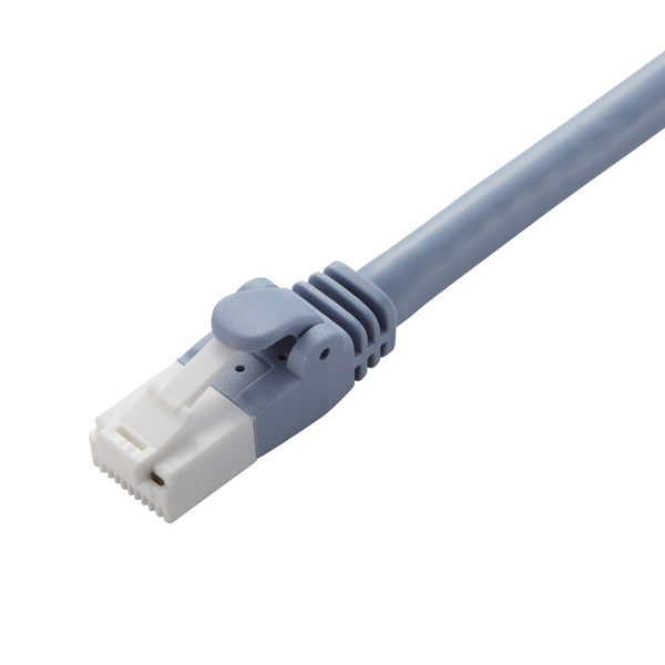 LANケーブル/CAT6A対応/EU RoHS指令準拠/爪折れ防止/簡易パッケージ仕様/5m/ブルー