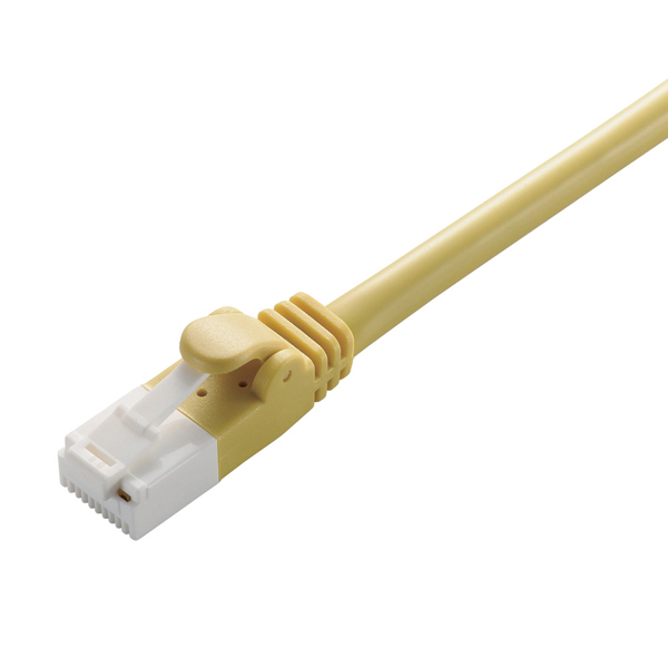 LANケーブル/CAT6対応/EU RoHS指令準拠/爪折れ防止/簡易パッケージ仕様/30m/イエロー