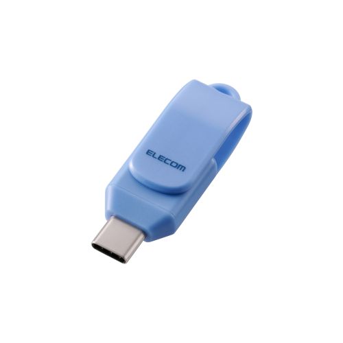USBメモリ/USB3.2(Gen1)/Type-C/回転式/128GB/ブラック