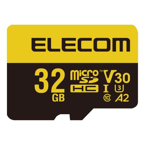 MicroSDHCカード/高耐久/ビデオスピードクラスV30対応/UHS-I U3 90MB/s 32GB