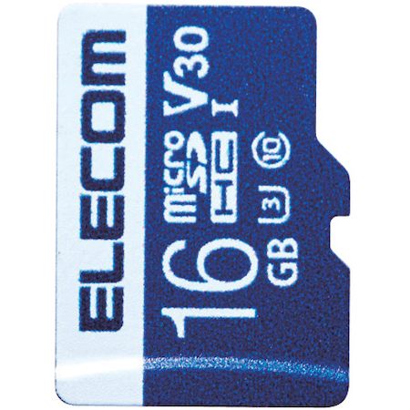 microSDHCカード/データ復旧サービス付/ビデオスピードクラス対応/UHS-I U3 80MB/s 16GB