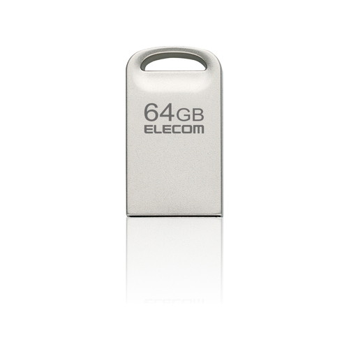 USBメモリ/USB3.2(Gen1)対応/超小型/64GB/シルバー