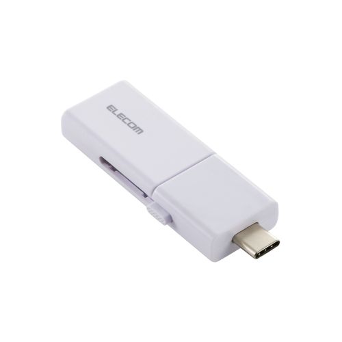 USBメモリー/USB 5Gbps対応/スライド式/Type-C&Type-A両対応/32GB/ホワイト