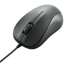 法人向けマウス/USB光学式有線マウス/3ボタン/Sサイズ/EU RoHS指令準拠/ブラック