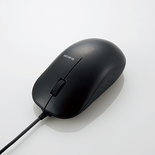 法人向け高耐久マウス/USB光学式有線マウス/3ボタン/EU RoHS指令準拠/ブラック