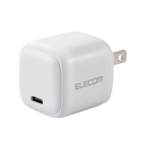 AC充電器/スマホ・タブレット用/USB Power Delivery/30W/USB-C1ポート/ホワイト
