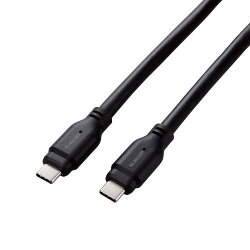 USB Type-C to USB Type-Cケーブル/USB10Gbps/100W対応/スタンダード/1.5m/ブラック