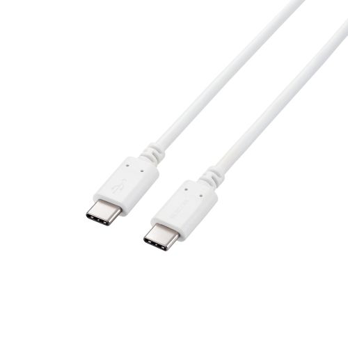 USB Type-C to USB Type-Cケーブル/スタンダード/USB Power Delivery対応/100W/1.0m/ホワイト