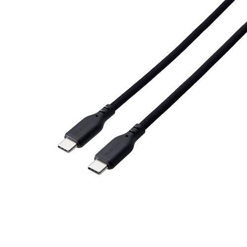 USB Type-C to USB Type-Cケーブル/60W対応/マグネット/まとまる/1.5m/ブラック
