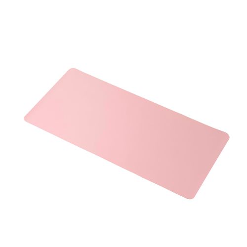 マウスパッド/デスクマット/レザー/両面/ピンク/ピンク