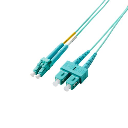 光ファイバー/LC-SC/2芯/OM3/10m