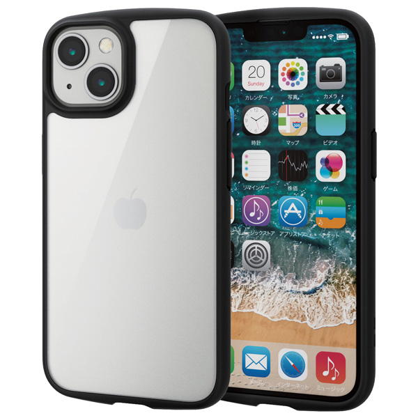 iPhone 13用ハイブリッドケース/TOUGH SLIM LITE/フレームカラー/ブラック