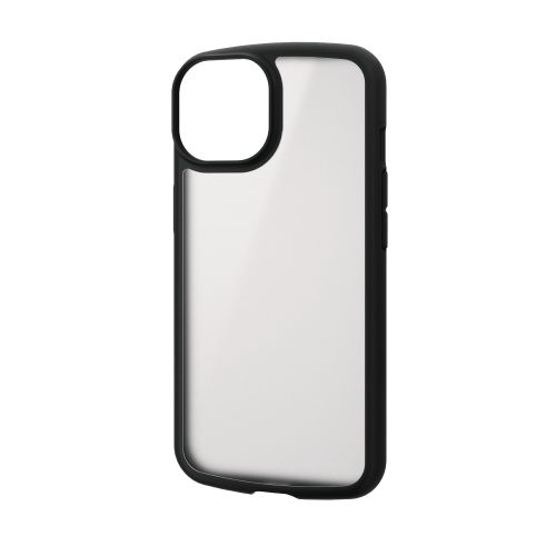 iPhone 14/iPhone 13用ハイブリッドケース/TOUGH SLIM LITE/フレームカラー/背面クリア/シルキークリア/ブラック