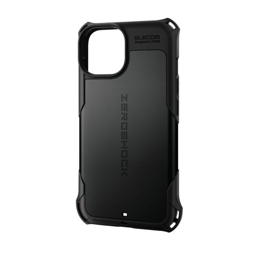 iPhone 14/iPhone 13用ハイブリッドケース/ZEROSHOCK/ブラック