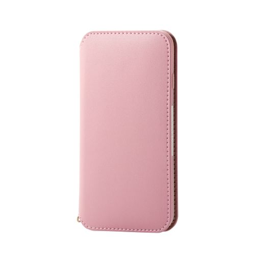 iPhone SE 第3世代/SE 第2世代/8/7用レザーケース/手帳型/耐衝撃/NEUTZ/磁石付き/ピンク