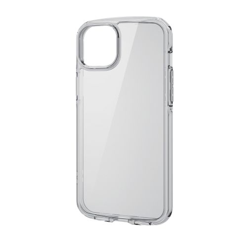 iPhone 15 Plus用ハイブリッドケース/TOUGH SLIM LITE/オールクリア/ストラップシート付属/クリア
