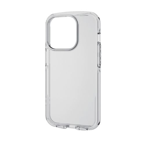 iPhone 15 Pro用ソフトケース/TOUGH SLIM LITE/衝撃吸収/ストラップシート付属/クリア