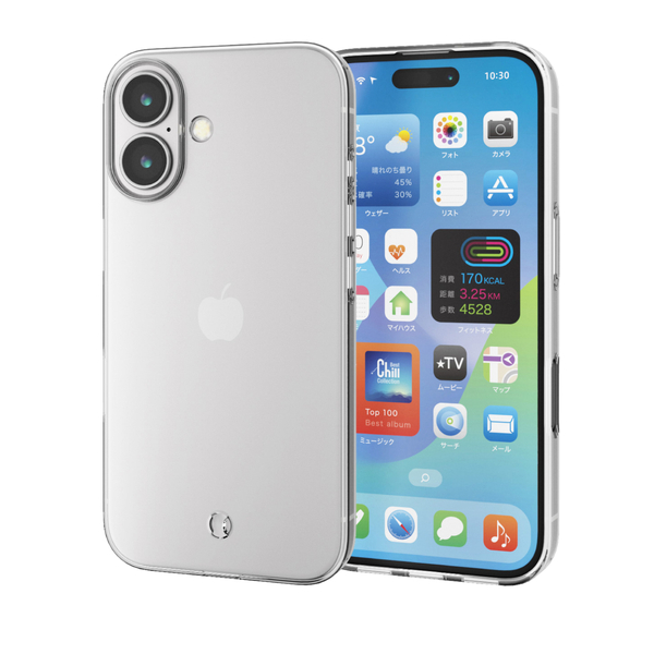 iPhone 16用ソフトケース/リサイクル素材/クリア