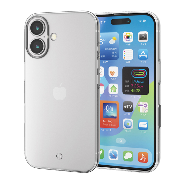 iPhone 16用ソフトケース/極み/クリア