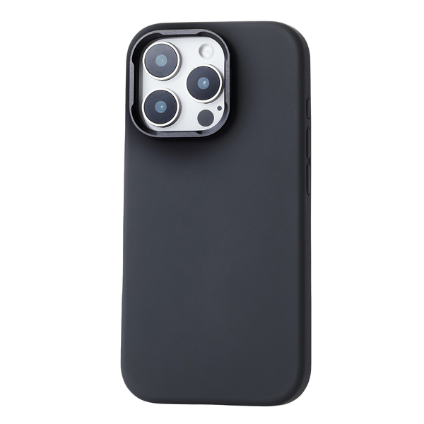 iPhone 16 Pro用ハイブリッドケース/シリコン/スタンド/MAGKEEP/ブラック