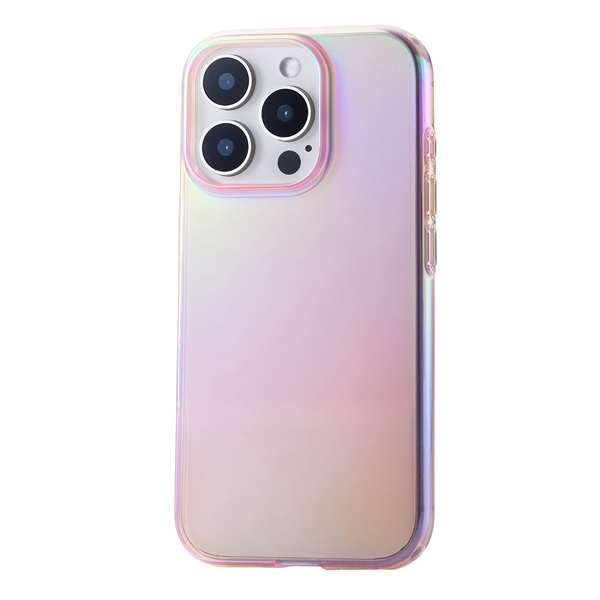iPhone 16 Pro用ソフトケース/クリアオーロラ/Meliano/ピンク