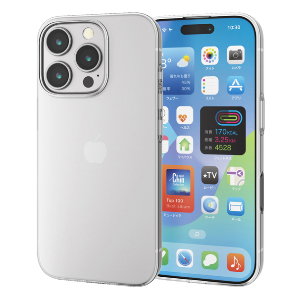iPhone 16 Pro用ソフトケース/薄型/0.7mm/クリア