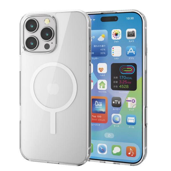 iPhone 16 Pro Max用ハイブリッドケース/MAGKEEP/ホワイト