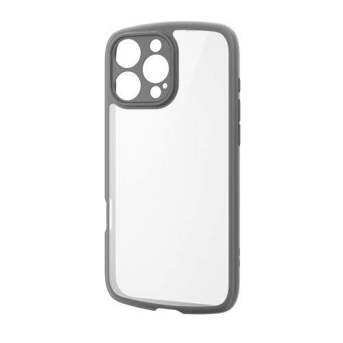iPhone 16 Pro Max/ハイブリッドケース/TOUGH SLIM LITE/フレームカラー/背面クリア/極限保護/ブラック