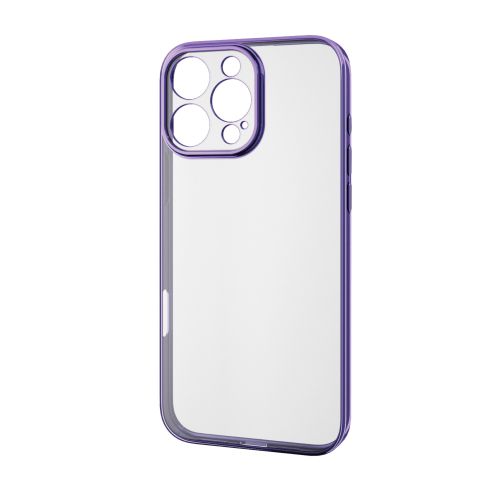 iPhone 16 Pro Max/ソフトケース/極限保護/メタリック加工/メタリックヴァイオレット