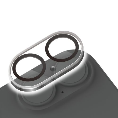 iPhone 17/iPhone 16/iPhone 16 Plus/カメラレンズカバー/角割れ防止/クリア