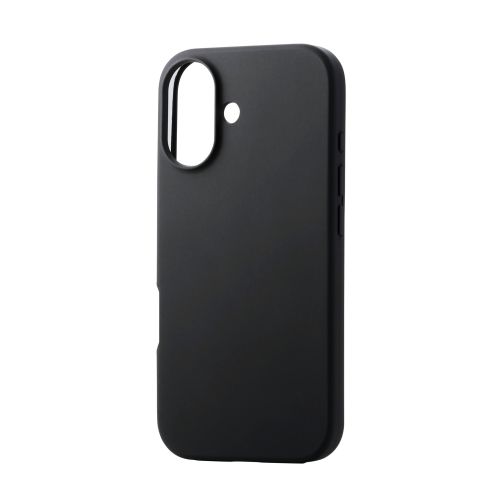 iPhone 17/ハイブリッドケース/シリコン/カラータイプ/ブラック