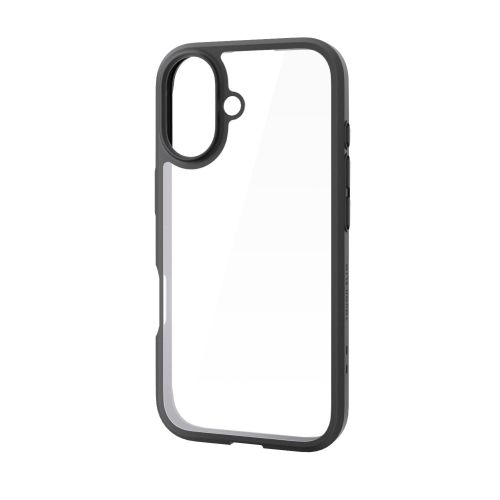 iPhone 17/TOUGH SLIM/360度保護/メタルステッカー付/ブラック