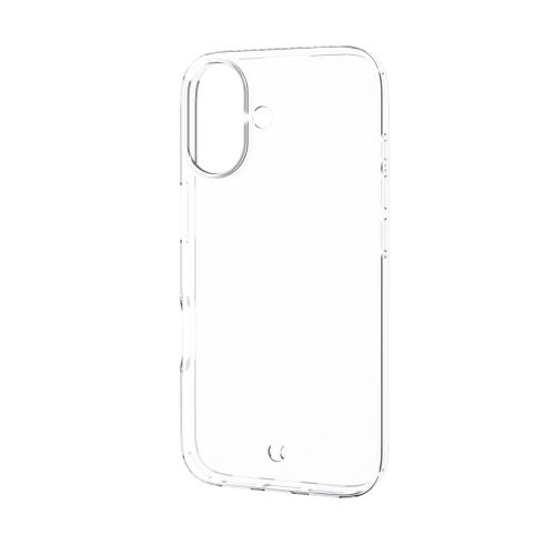 iPhone 17/ソフトケース/クリスタルクリア/メタルステッカー付/クリア