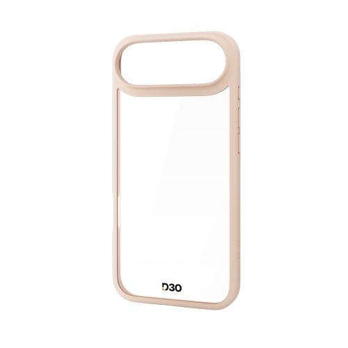 iPhone Air/ハイブリッドケース/D3O/フレームカラー/メタルステッカー付/ベージュ